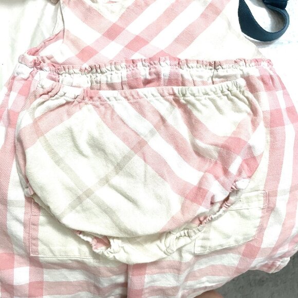 Burberry Pink Tan Tartan Infant Dress Size 18M - Picture 8 of 8